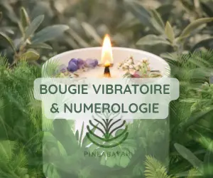 BOUGIE VIBRATOIRE & NUMEROLOGIE Bougie vibratoire personnalisée issue de l'univers Pineabayah